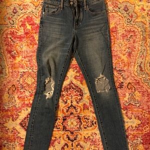 Levi’s 721 High Rise Skinny Rugged Indigo